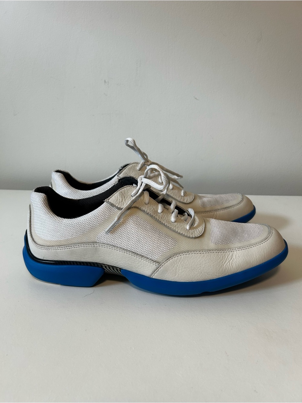Rockport White and Blue Men's Athletic Shoes with Lace-Up